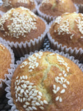 Persian Yazdi Cupcakes - Saffron, Cardamom & Rose Water (6 pcs)