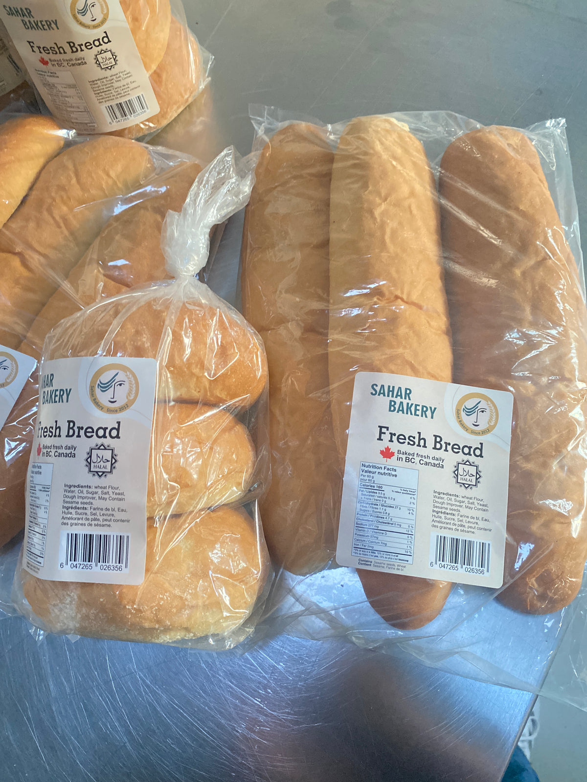 Sub & Bun Bread 10" - 3 PK