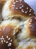 Fresh Challah Bread - Fluffy & Sesame Topped