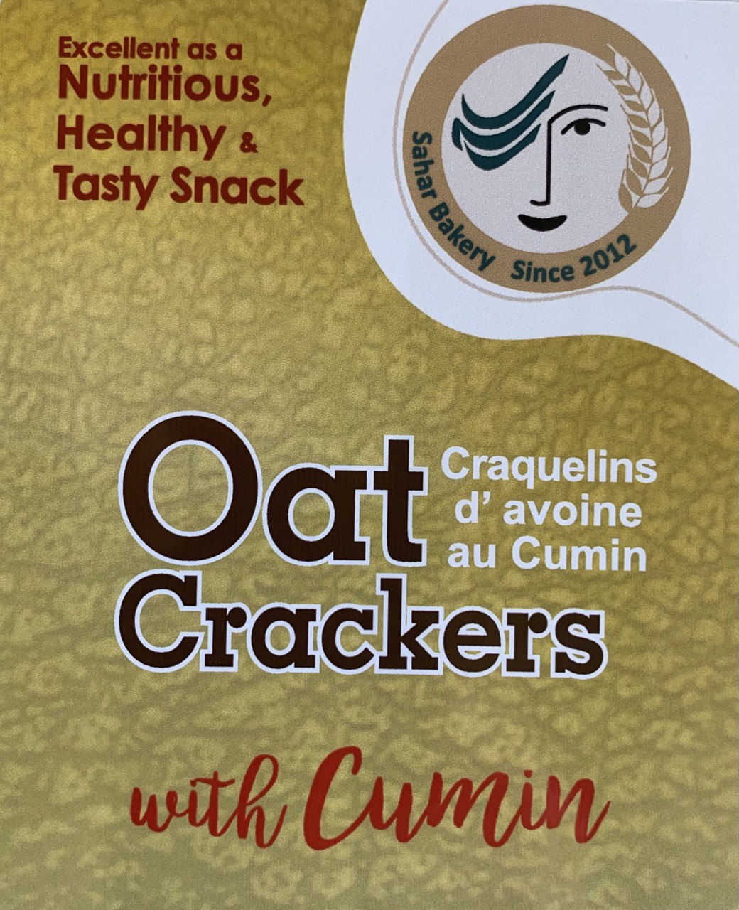 Oat Crackers with Cumin